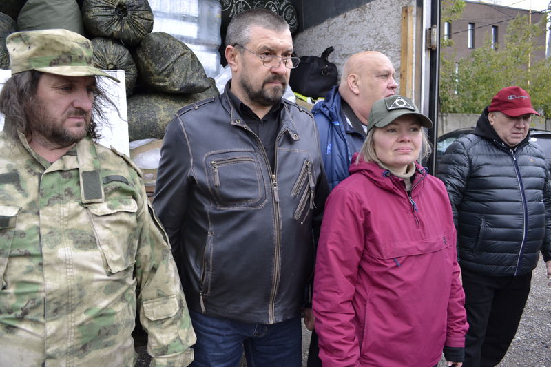 Гуманитарную помощь отправили из Тучково для бойцов СВО