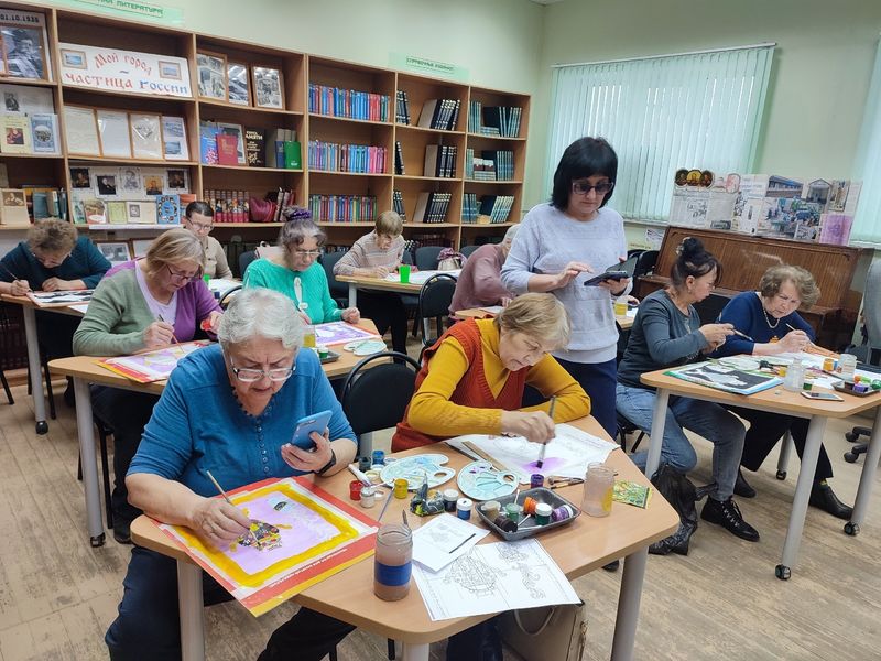  «Моя Россия» – творческий урок в Тучковской библиотеке