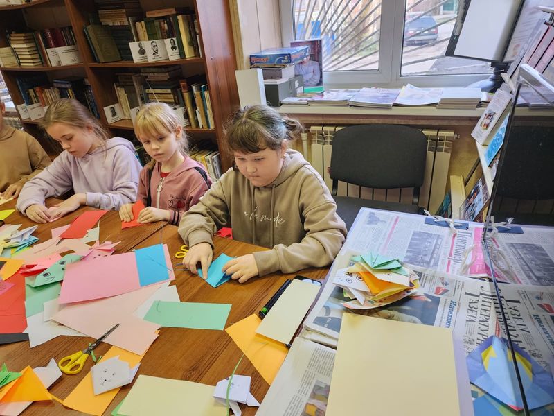 В Дороховской библиотеке – мастер-класс по оригами