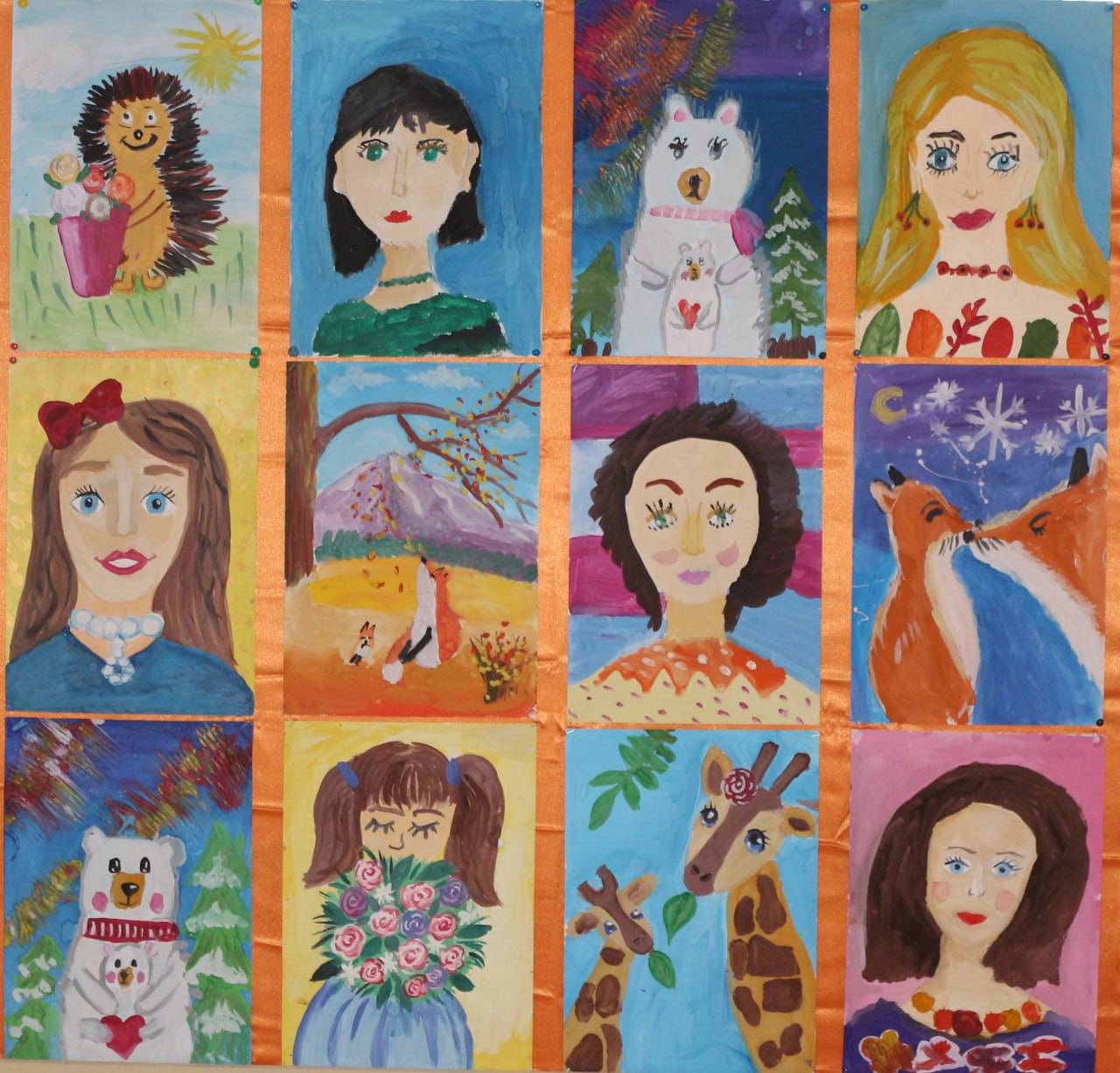 Юные дороховчане нарисовали портреты мам и другие рисунки | 27.11.2023 |  Руза - БезФормата