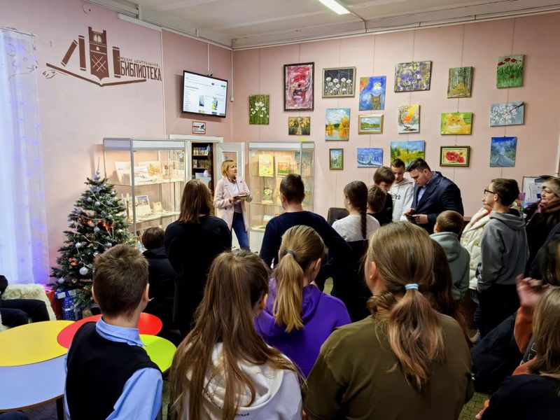  Колюбакинские школьники побывали в Рузской библиотеке