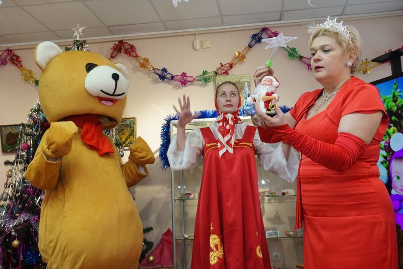 Социальная новогодняя ёлка прошла в Рузском краеведческом музее 