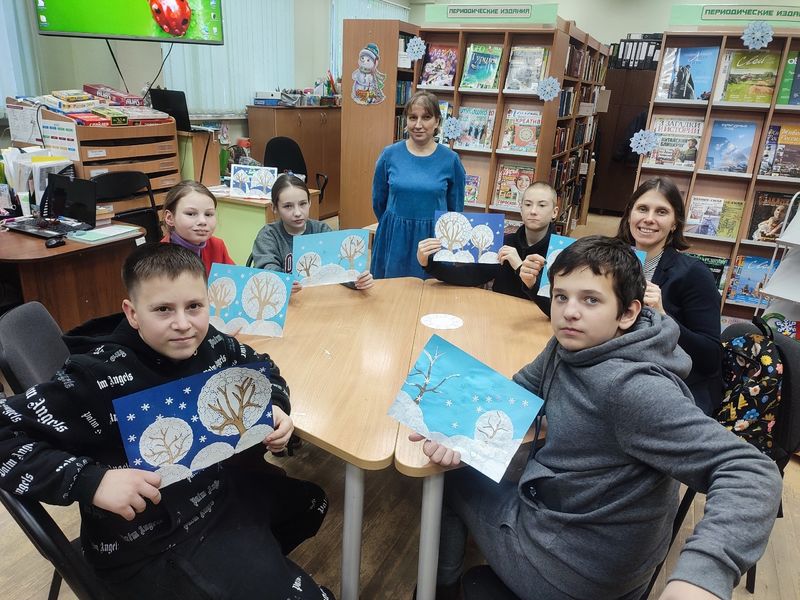  «Зимнее серебро» – мастер-класс в Тучковской библиотеке