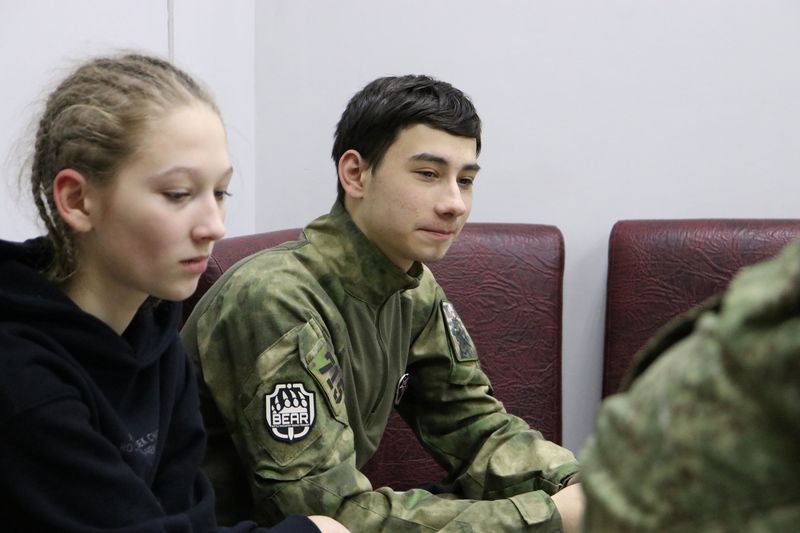 Рузские юнармейцы готовятся к военно-туристской эстафете