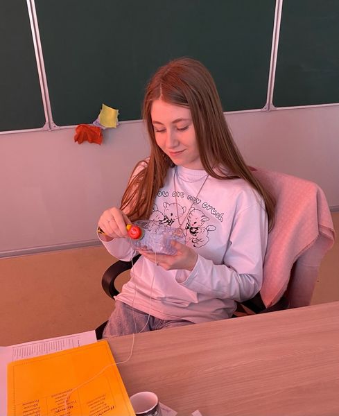 Активисты Тучковской школы делают кормушки для птиц
