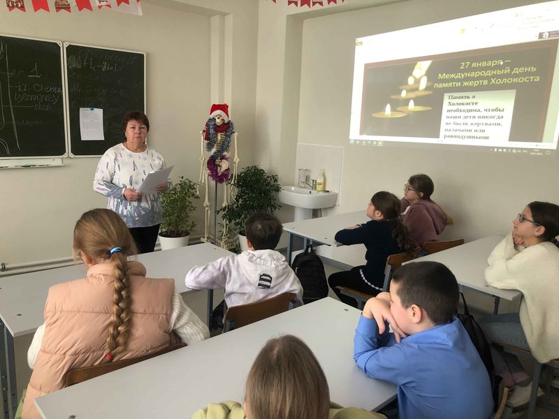 Сытьковским школьникам преподали урок о Холокосте
