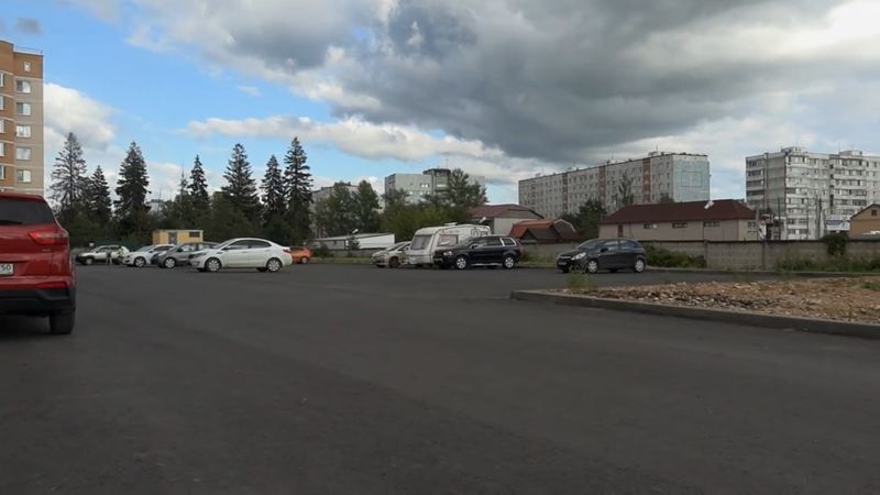 В Рузском округе большое внимание уделяют обустройству парковок