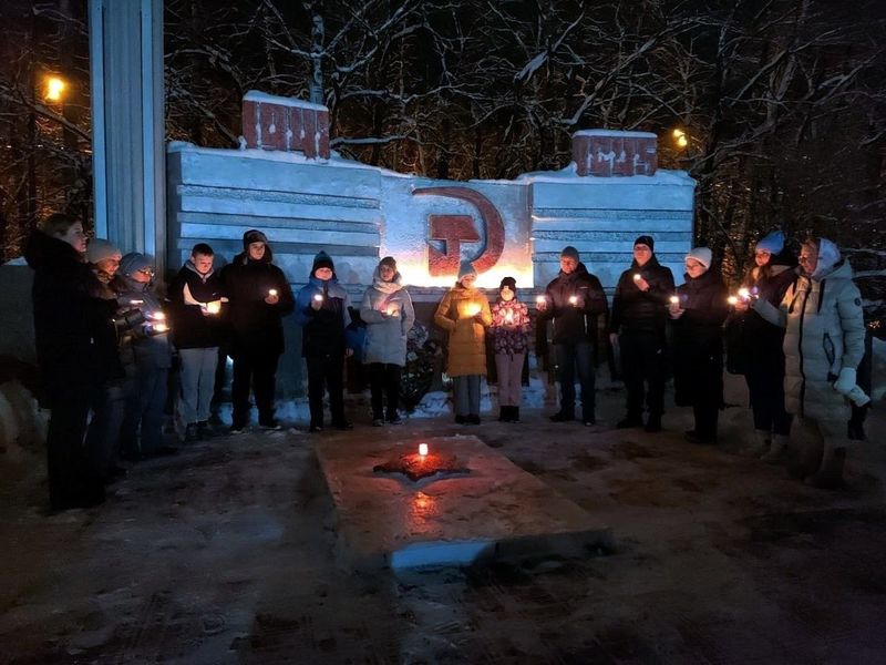 Космодемьянские школьники провели памятную акцию