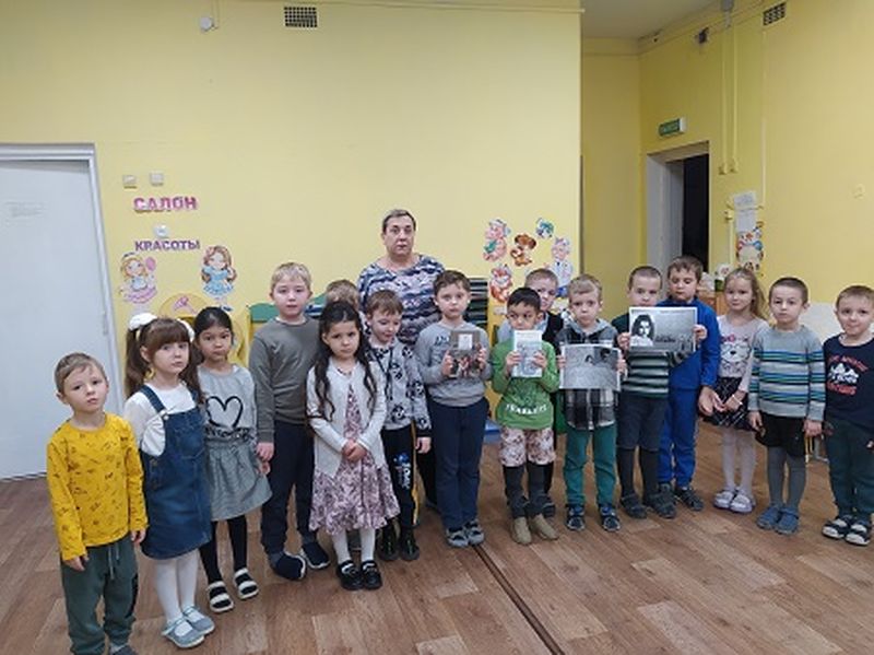 Библиотекарь провела час истории в Тучковском детском саду