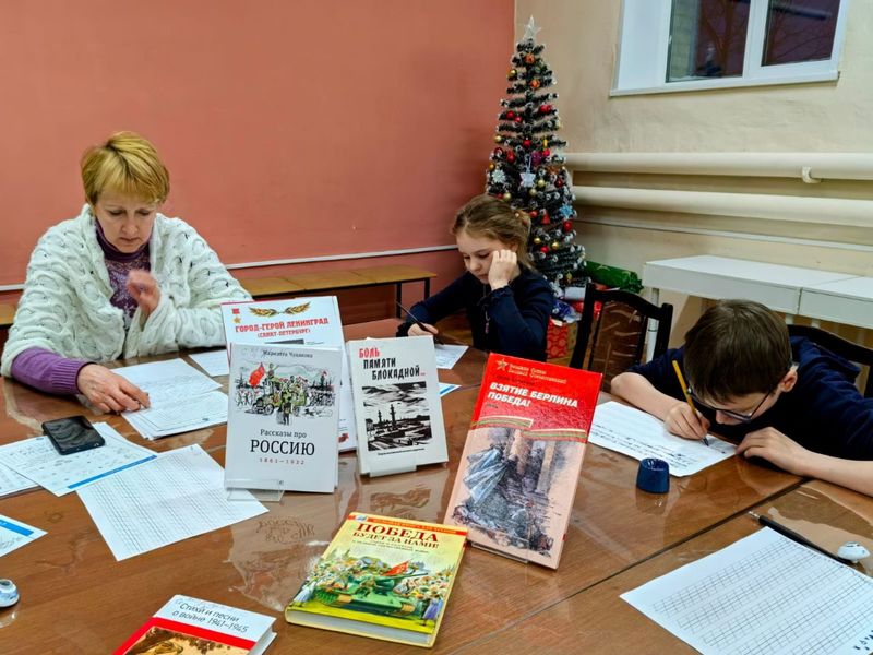 В Рузской библиотеке писали тексты о блокаде Ленинграда