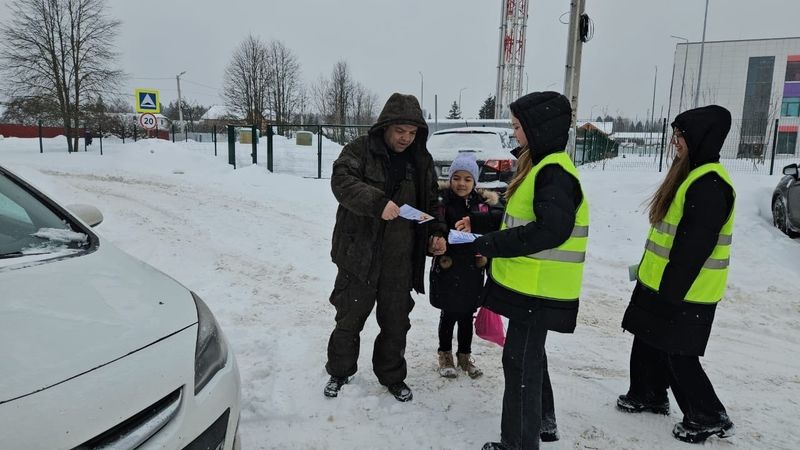 Тучковские школьники - о безопасной перевозке детей в автомобиле