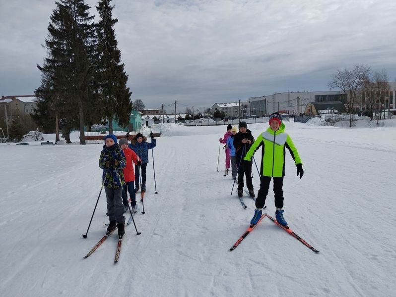 Тучковские школьники участвовали в лыжной эстафете