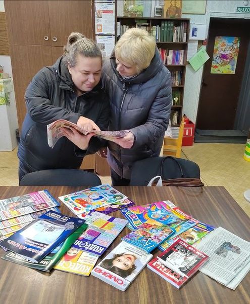 В Краснооктябрьской библиотеке – новые газеты и журналы