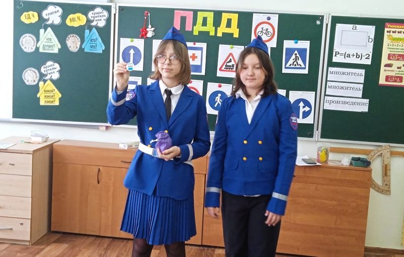 Космодемьянские школьники закрепили знания ПДД