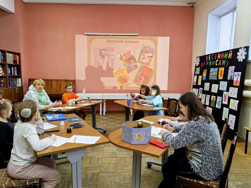 В Рузской библиотеке писали диктант по книге Виталия Бианки