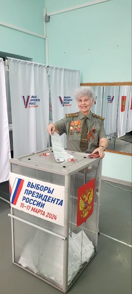 На избирательные участки Рузского округа приходят жители почтенного возраста