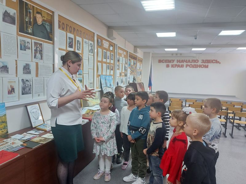Космодемьянские дошкольники посетили школьный музей