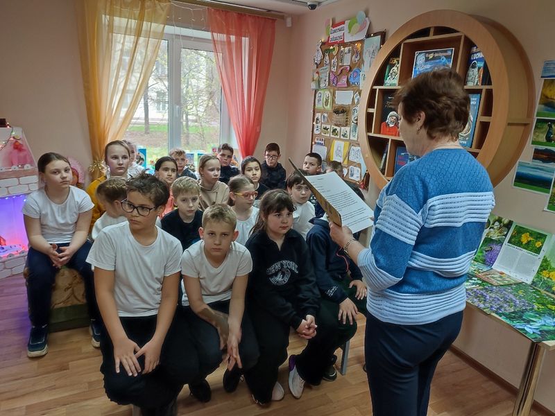 Тучковским школьникам – о весенних первоцветах