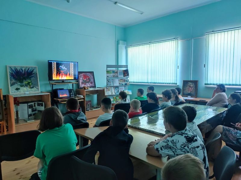 В Тучковской библиотеке – урок пожарной безопасности