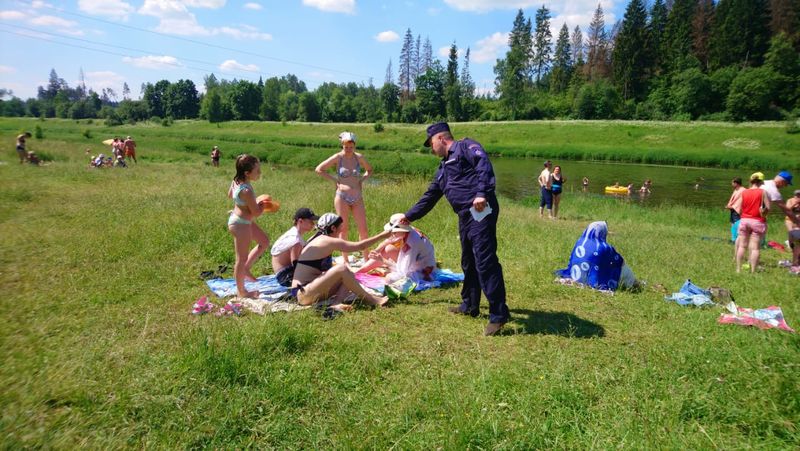 В Рузском округе водоемы под пристальным вниманием спасателей ГКУ МО «Мособлпожспас»  