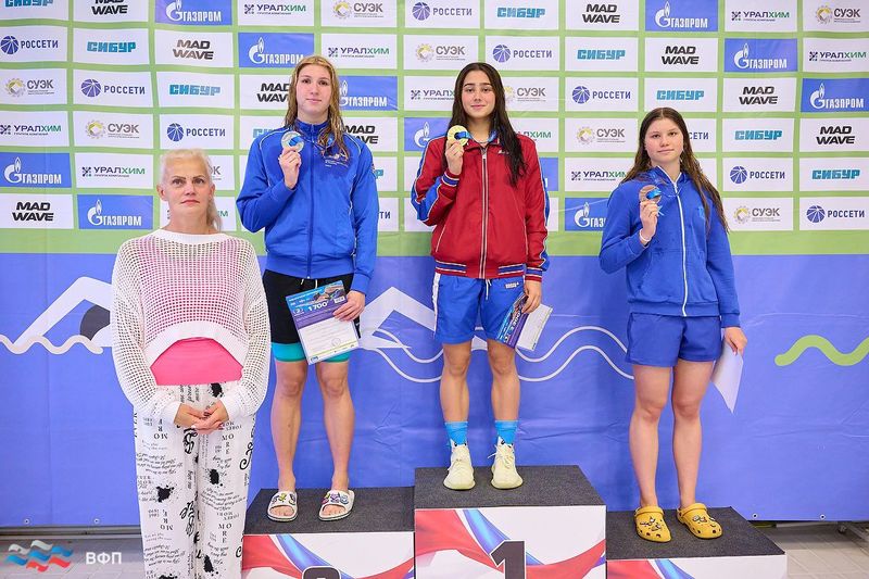 Дарья Рогожинова завоевала очередное золото на первенстве России по плаванию