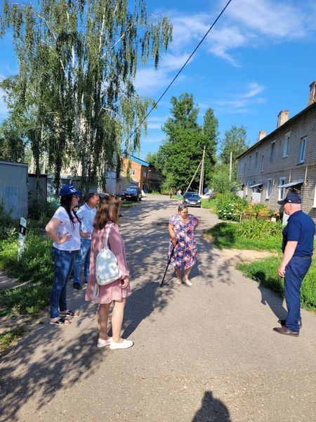 Заместитель главы Рузского городского округа Валентина Буздина провела встречу с жителями деревни Сытьково
