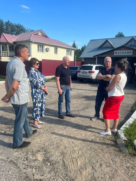 Заместитель главы Рузского городского округа Голубина  Юлия Евгеньевна провела встречу с жителями деревни Палашкино