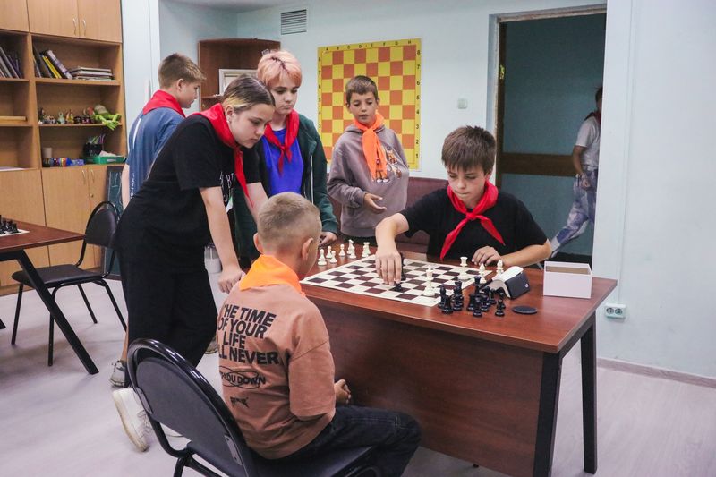 В клубе «Каникулы в Молодежке» прошел шахматный турнир