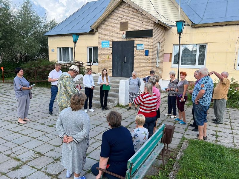 Заместитель главы Рузского городского округа Евгения Моисеева встретилась с активными жителями деревни Барынино