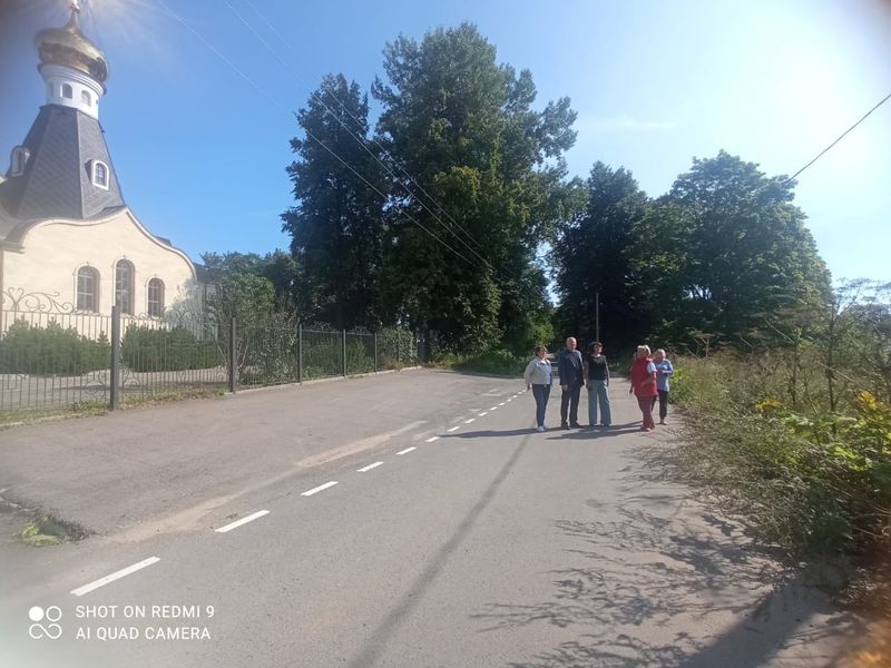 Заместитель главы Рузского городского округа Екатерина Волкова провела обход территории деревни Щербинки