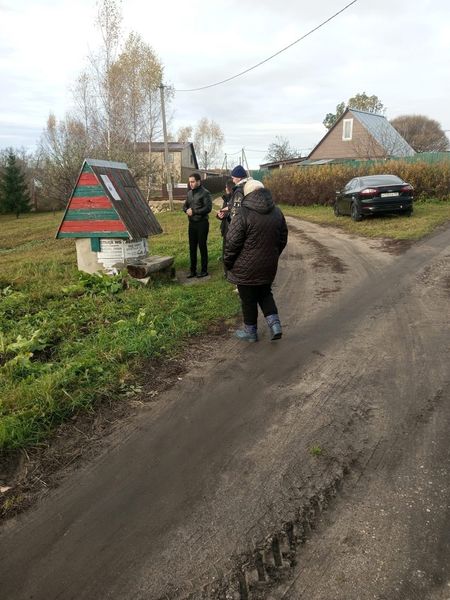 В деревне Большие горки обсудили вопрос ремонта и содержания дорог