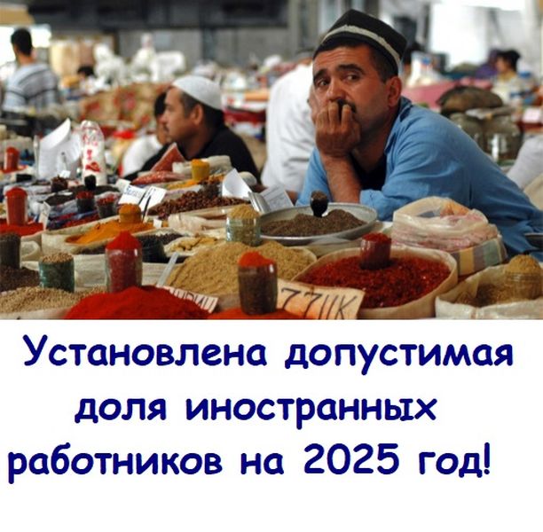 Внимание! На 2025 год установлена допустимая доля иностранных работников!