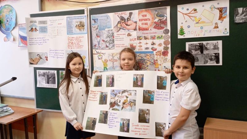 Дороховские школьники участвуют в акции «Покорми птиц зимой»