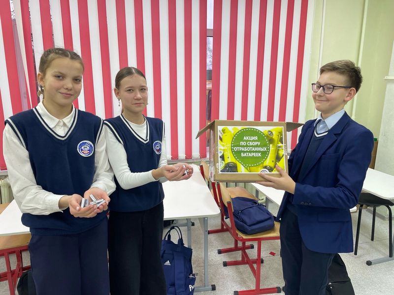 Нестеровские лицеисты участвуют в экологической акции «Разрядись»