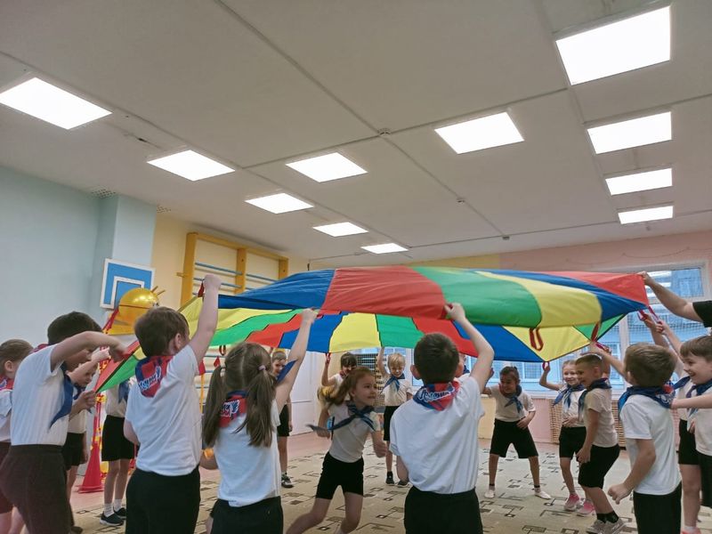 Тучковские дошколята участвовали в «Весёлых стартах»