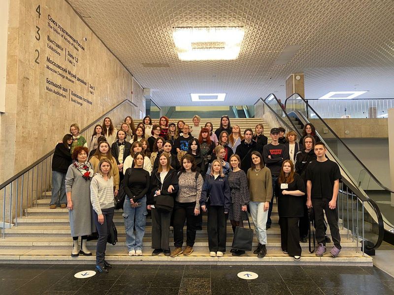 Студенты Рузского филиала МГКИ побывали в музее Новой Третьяковки