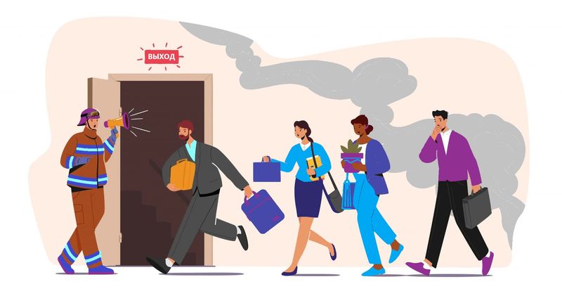 Областные тренировки по эвакуации