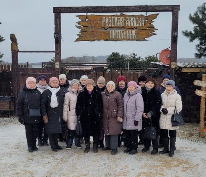 Рузские долголеты посетили хаскидеревню