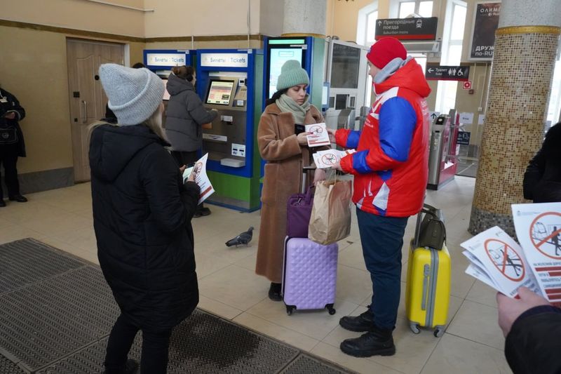 В Дорохово провели рейд по безопасности на железной дороге