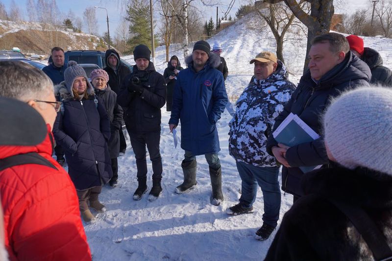 Александр Горбылев обсудил проблему очистных сооружений в Тучково