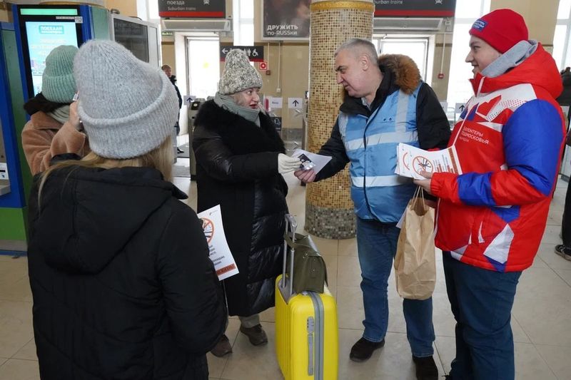 В Тучково провели рейд по безопасности на железной дороге