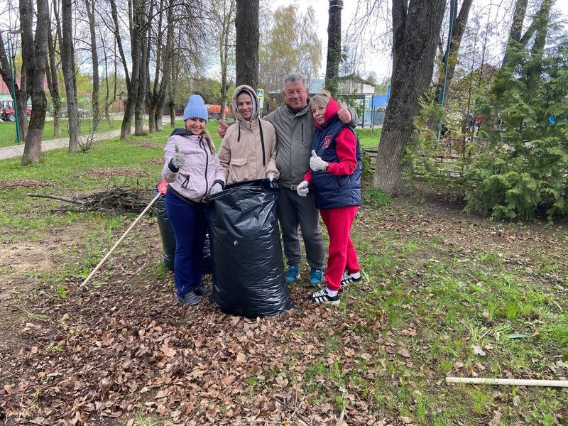 В Рузском округе прошел общеобластной субботник