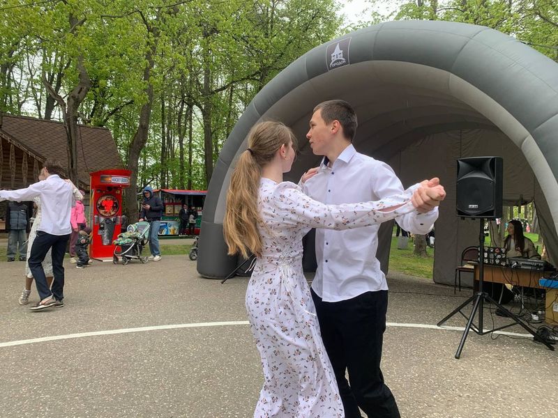 В Рузе станцевали «Вальс Победы» 