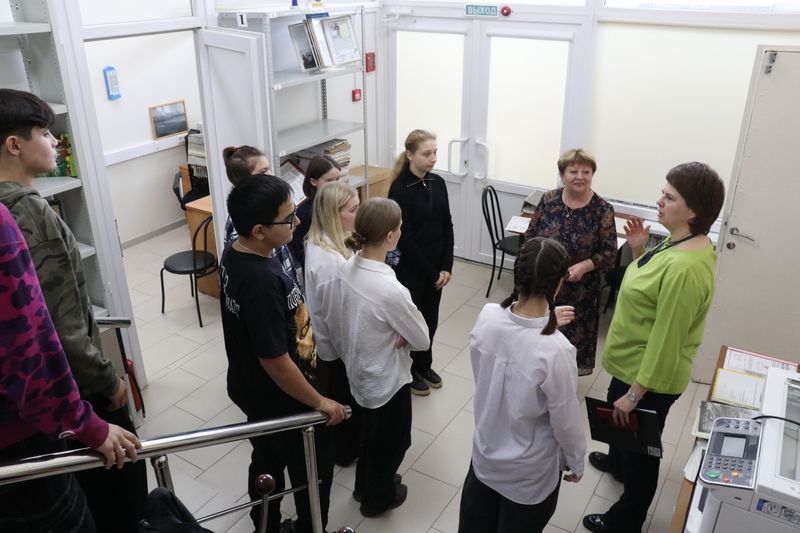 Ребята из «Созвездия» побывали в Рузском архиве