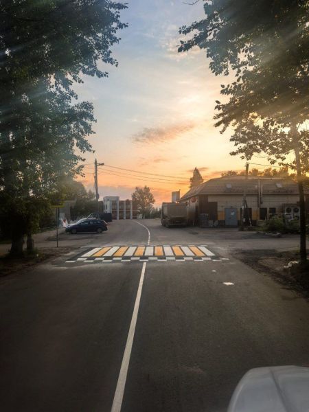 В Тучково отремонтировали участок дороги