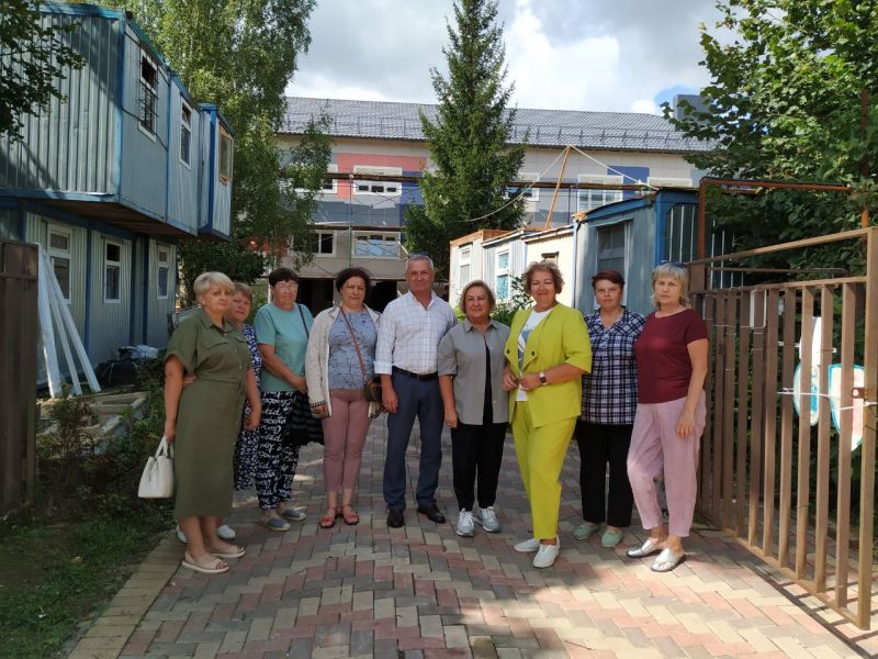 Депутат Татьяна Сердюкова проверила ход капремонта Колюбакинского детского сада