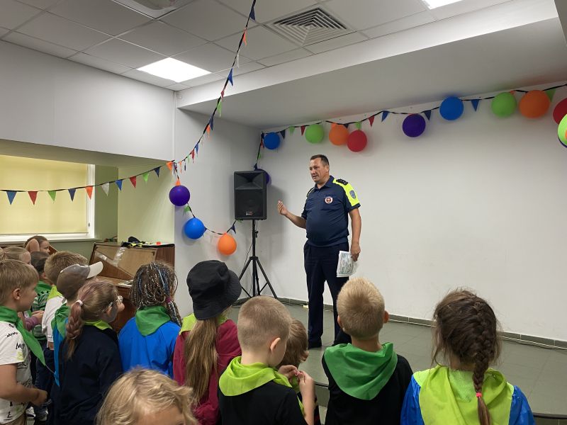 Сотрудники рузской Госавтоинспекции проводят мероприятие «Безопасные каникулы»