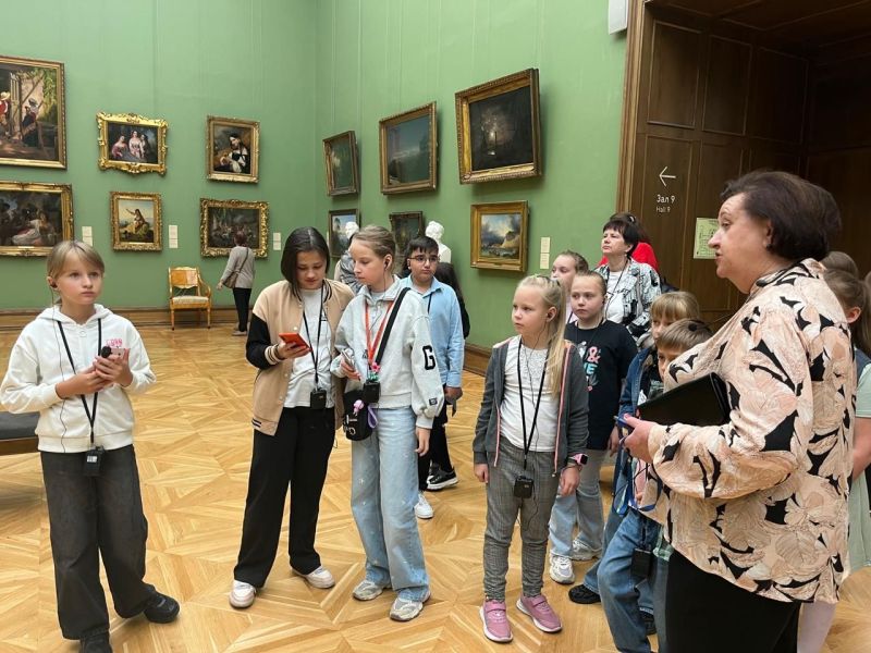 Учащиеся Рузского центра детского творчества побывали в Третьяковской галерее