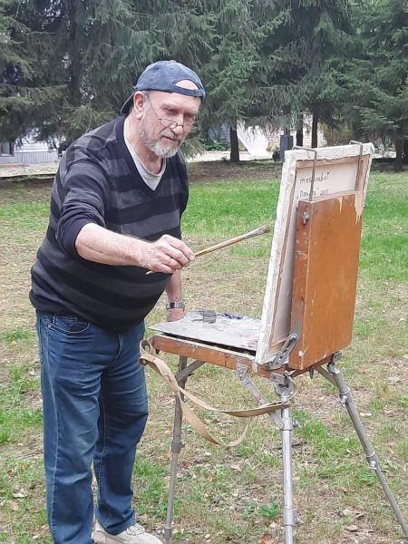 Преподаватель Рузского филиала МГКИ – на арт-пленэре «Отечество в сердце художника»