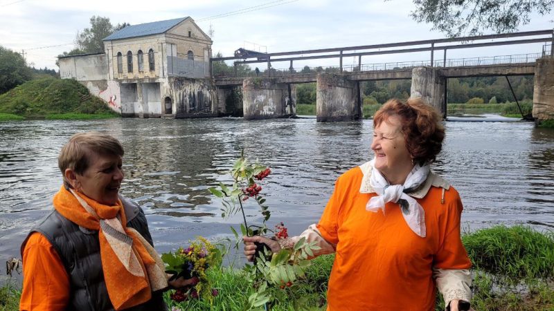 Рузские долголеты прогулялись по окрестностям Горбовской ГЭС